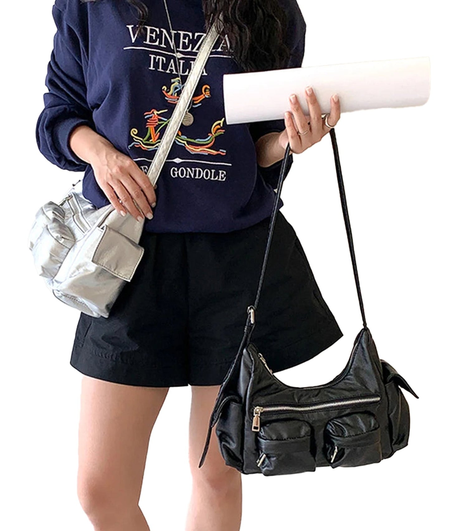 Women Leather Tote Handbag Stylish Sling