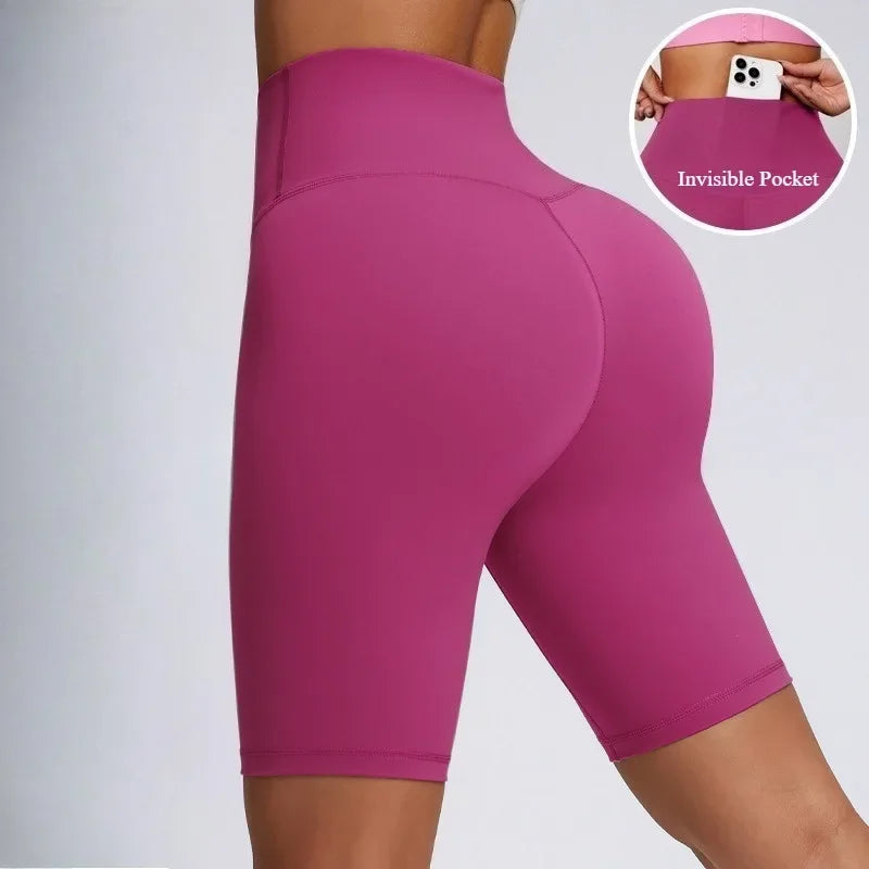 Womens Butt Lifting Yoga Shorts Trendy Fit