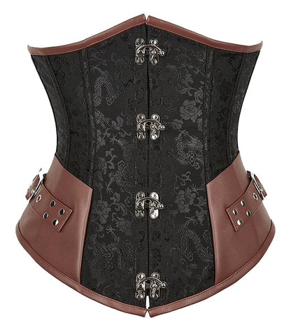 Steampunk Underbust Corset Top For Fashion