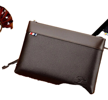 Mens Designer Leather Clutch Bag