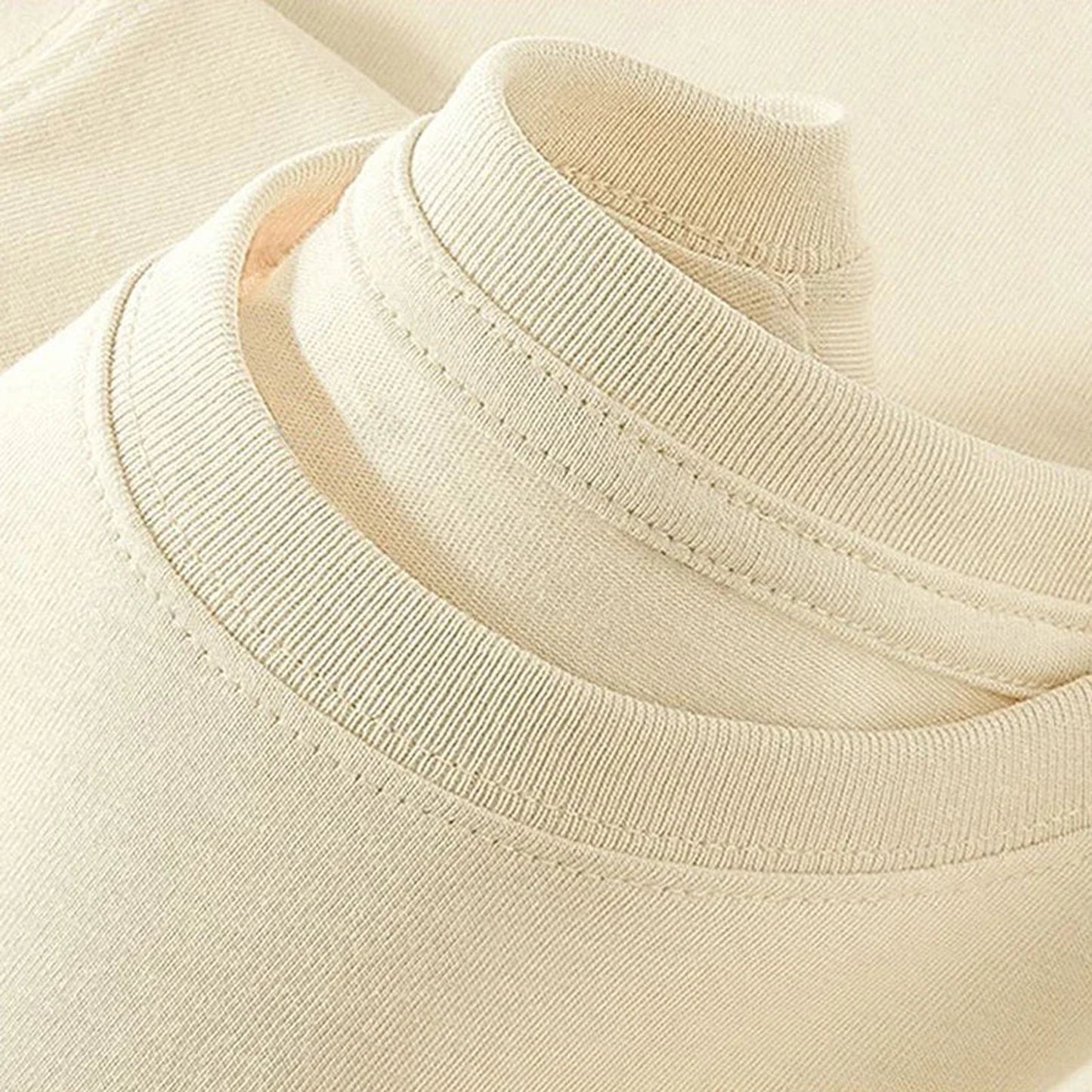 Side View of Cute Bubu Panda & DuDu Bear Graphic T-Shirt