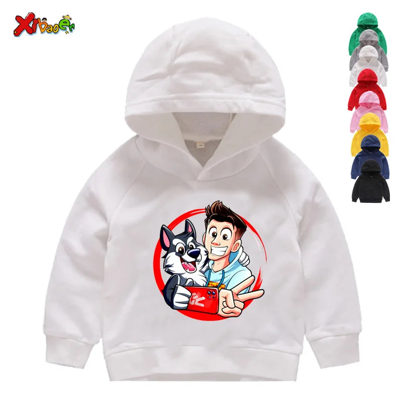Kids Hoodies Pullover Children Knit Sweatshirt