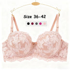 Push Up Bra with Elegant Lace Design