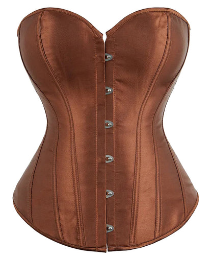 Satin Corset Top For Women In Pink