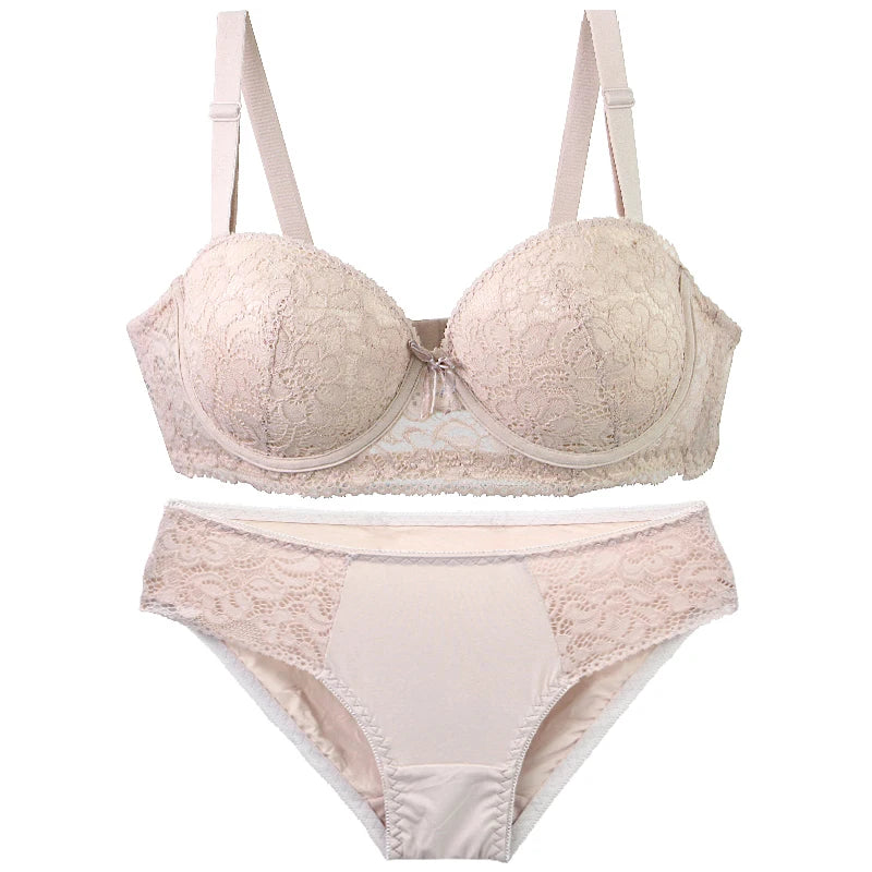Underwire Bra with Lace for Elegance