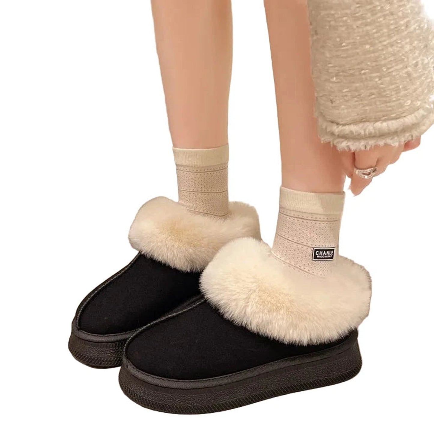 Faux Fur Winter Boots For Women