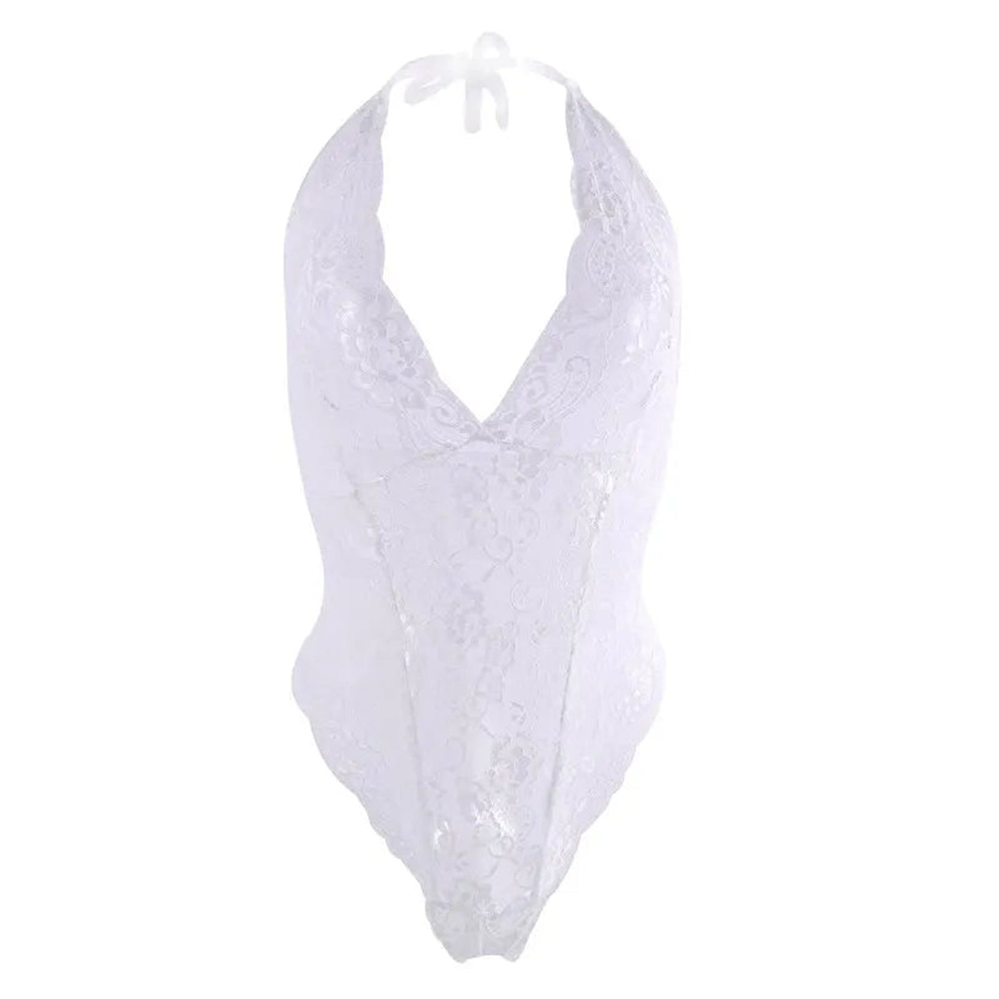 See Through Lace Bodysuit For Women