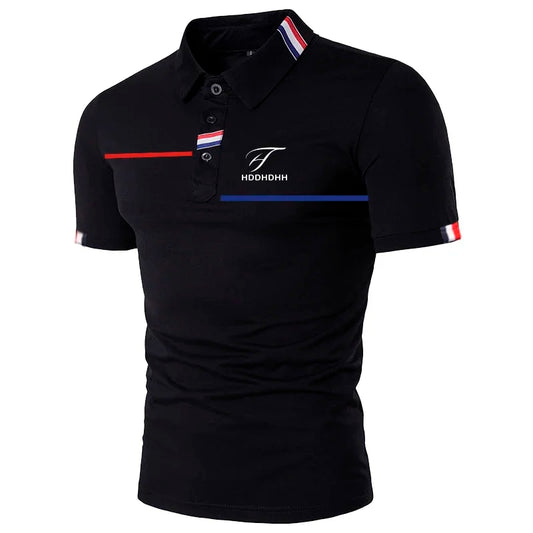 Mens Short Sleeve Polo Shirt Stylish Design