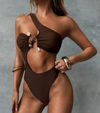 Chic Cut-Out One-Shoulder Bikini