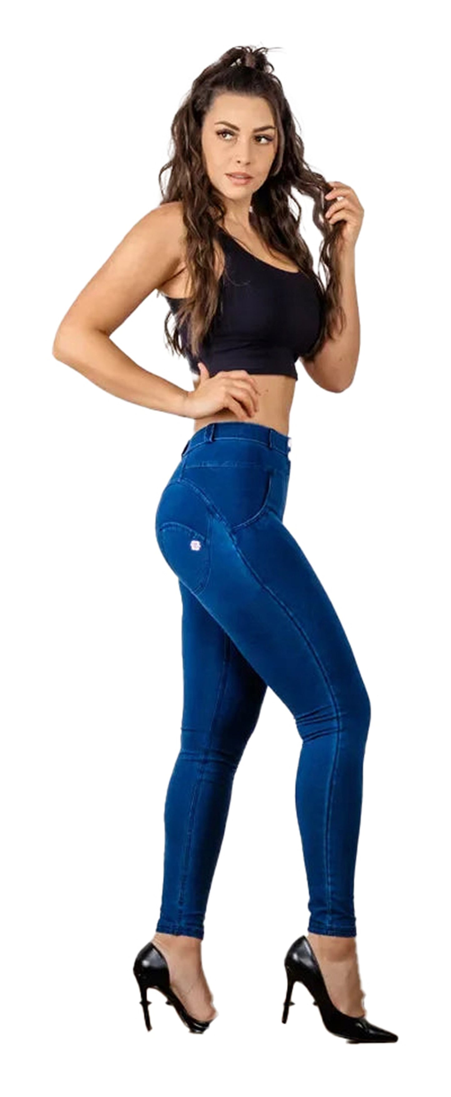 Melody Blue Skinny Jeans For Women