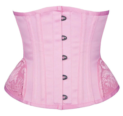Waist Slimming Underbust Corset Pink