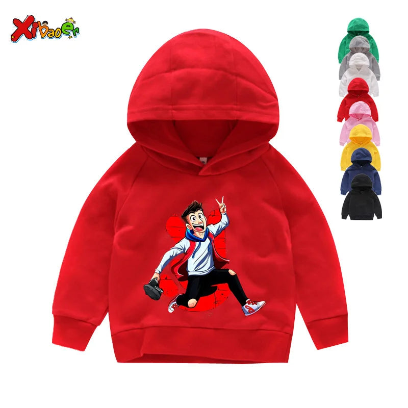Kids Hoodies Pullover Children Knit Sweatshirt