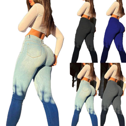 Womens Mid Waist Skinny Jeans Collection