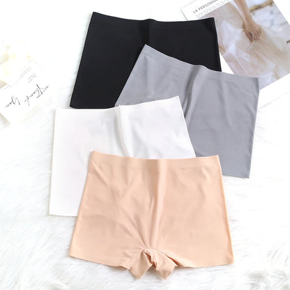 Womens Ice Silk Boyshort Underwear