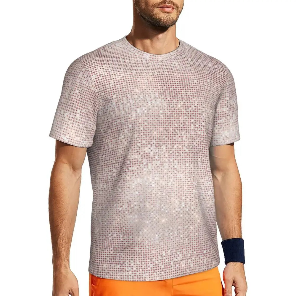 Graphic Tee Clothing - Red Glitter Style