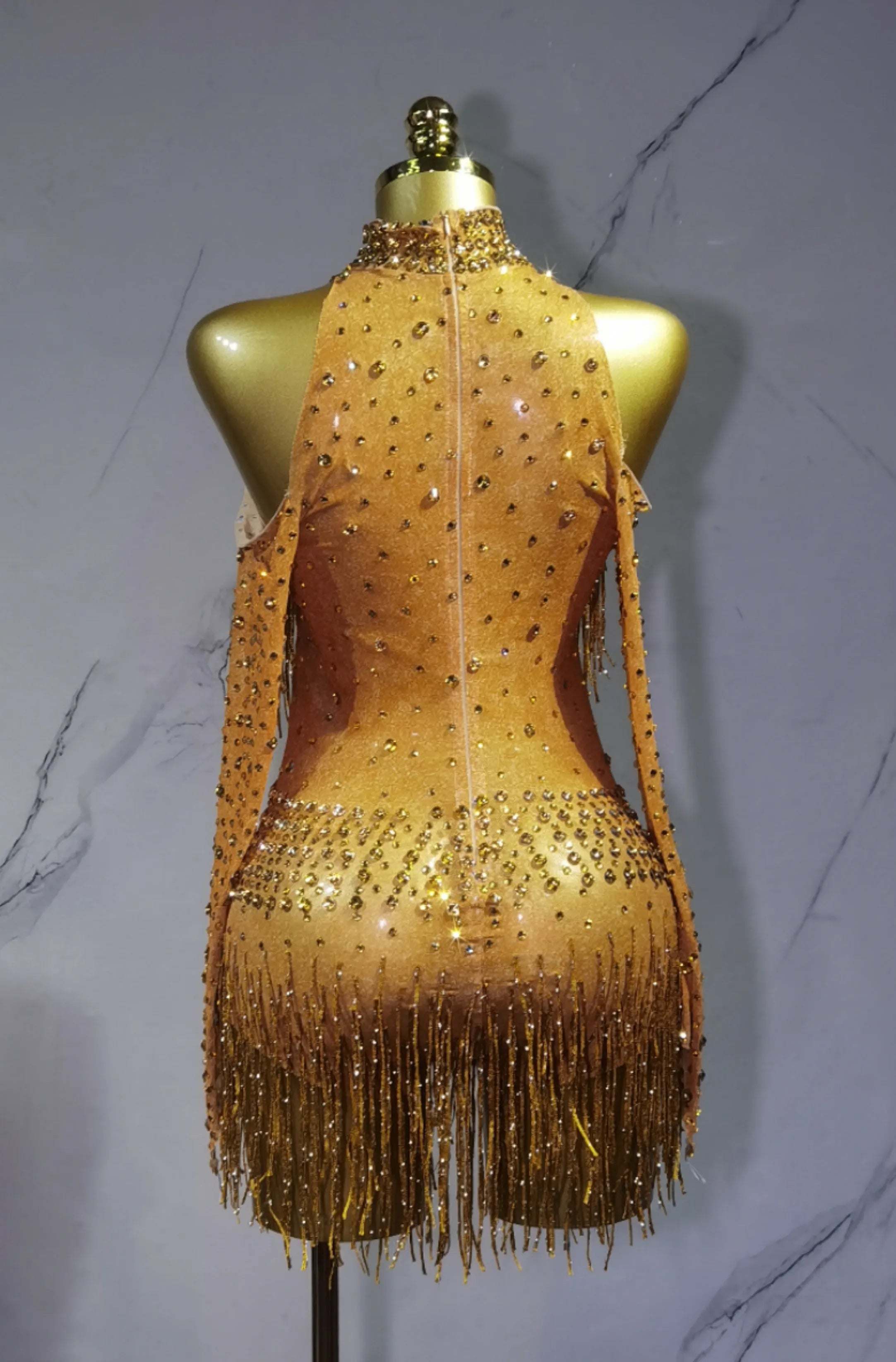 Rave Outfit with Fringe and Beading