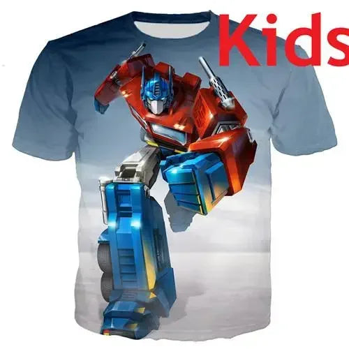 Kids 3d Robot T-Shirt Fun And Stylish