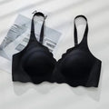 Comfortable Wireless Knit Bralette Top with Adjustable Straps