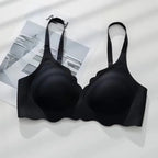 Comfortable Wireless Knit Bralette Top with Adjustable Straps