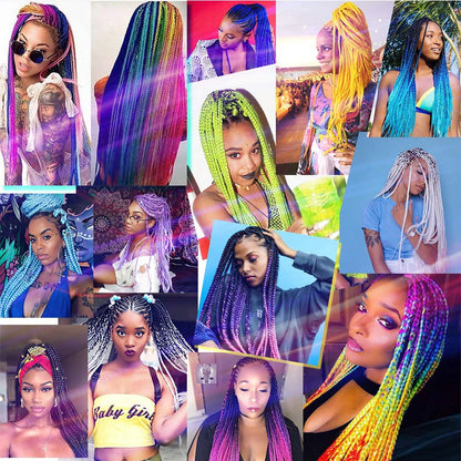 Ombre Braiding Hair Extensions Trendy Styles