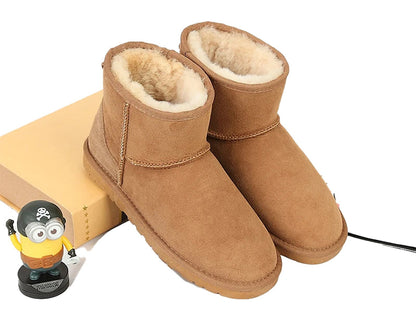Genuine Sheepskin Winter Boots Women