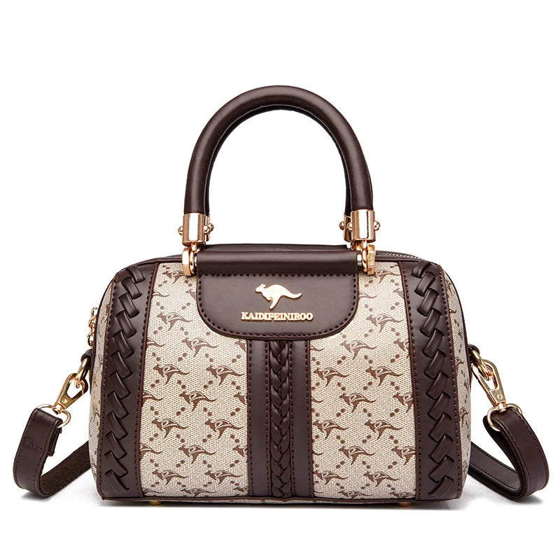 Luxury Woven Shoulder Handbag