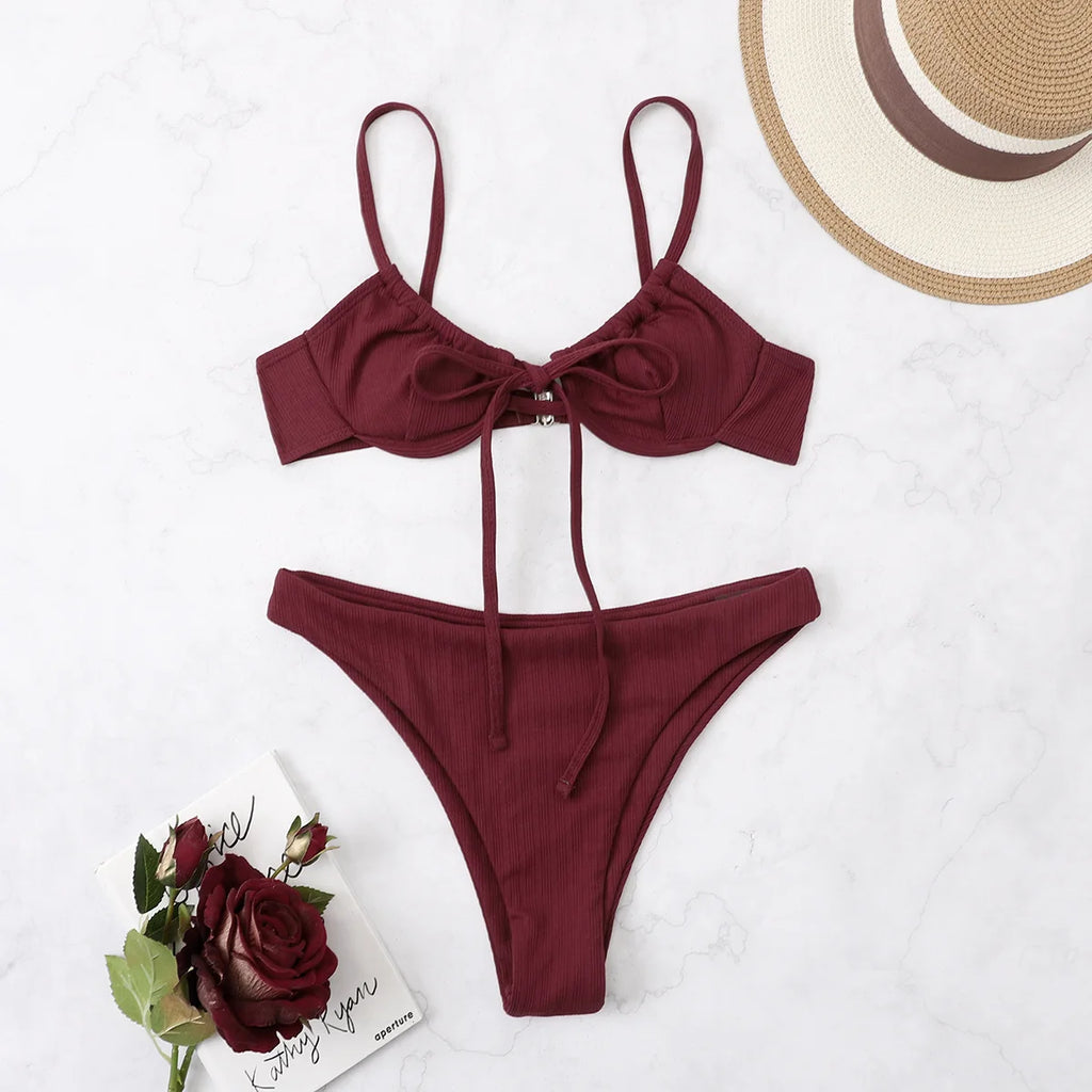 One Piece Bikini Swimsuit for Summer Fun