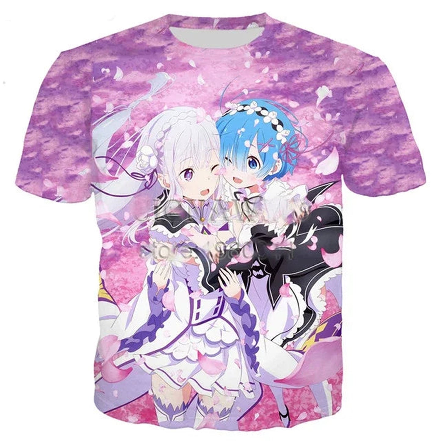Anime Girl 3D Printed T-Shirt for Men & Women - Casual Harajuku