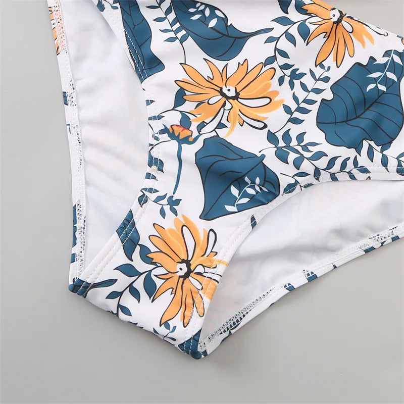 Women's Stylish Orange Bikini Top