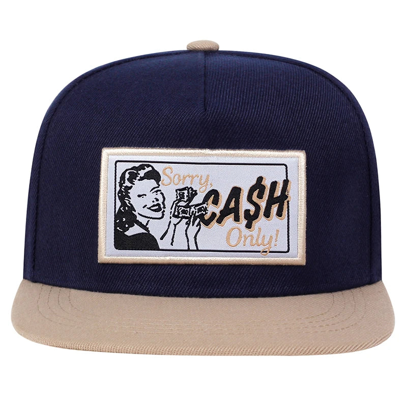 Hip Hop Baseball Cap With Crown Embroidery