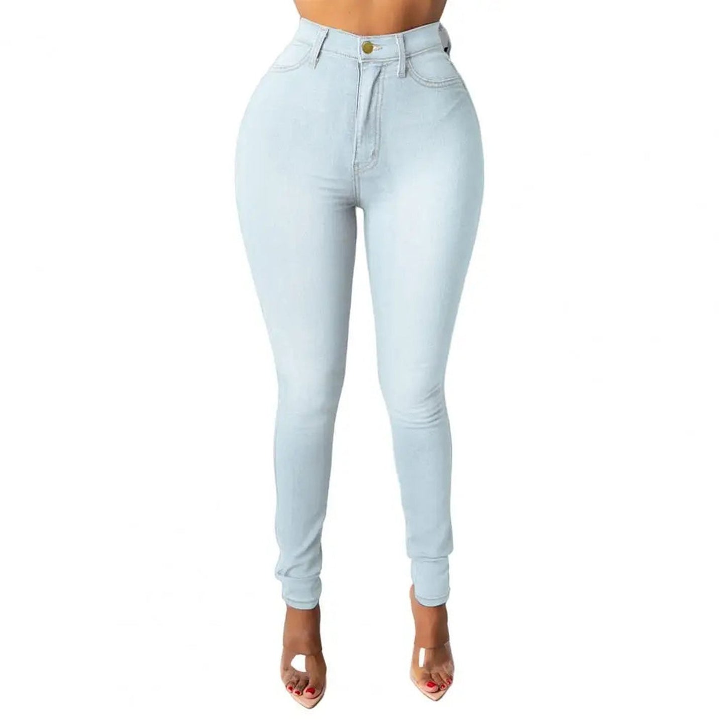 High Waisted Skinny Jeans For Women