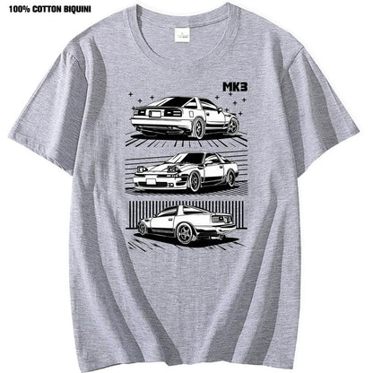 Detail View Of Men's JDM Manga T-Shirt