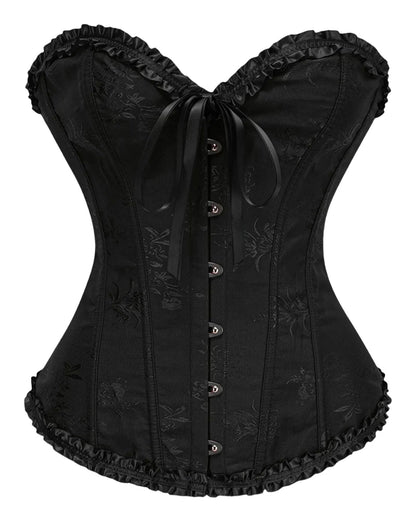 Floral Lace Corset Top For Women