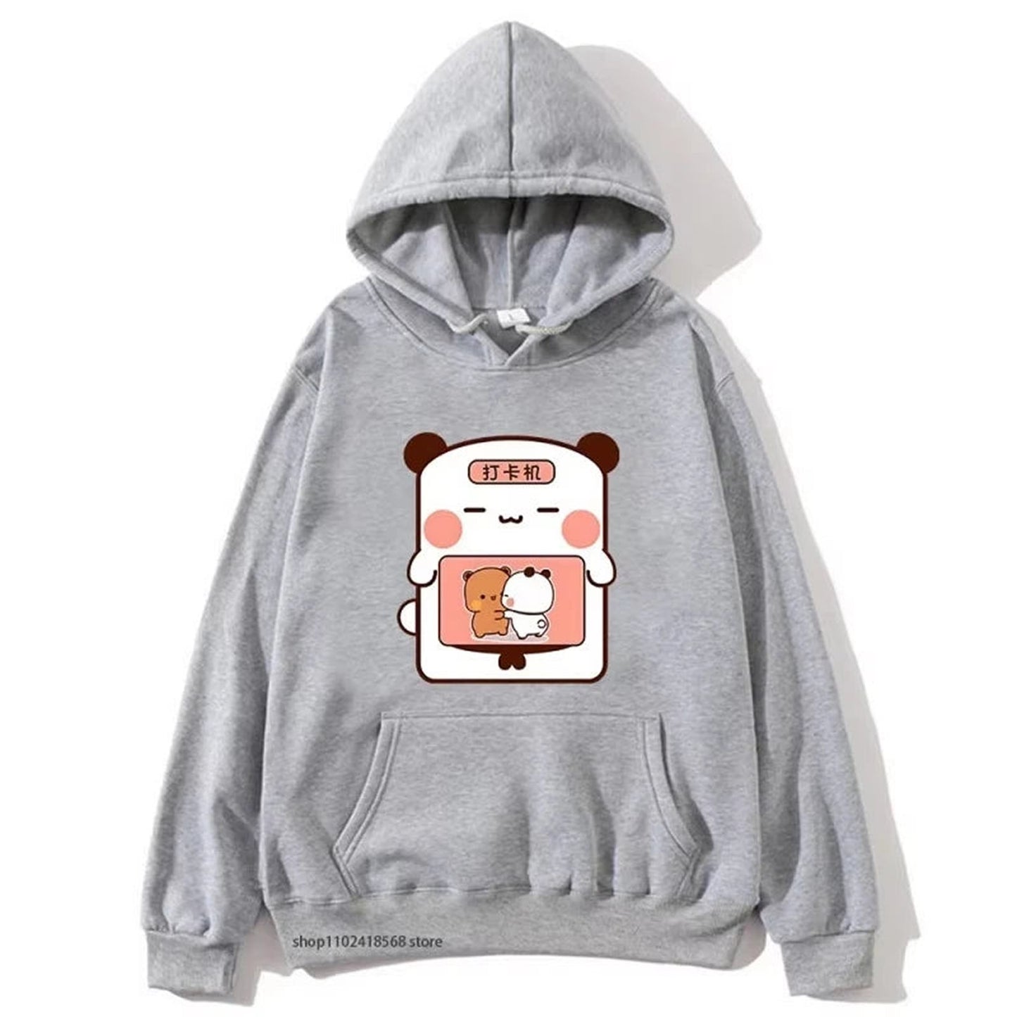 Bubu and Dudu Unisex Anime Hoodie Inside Label