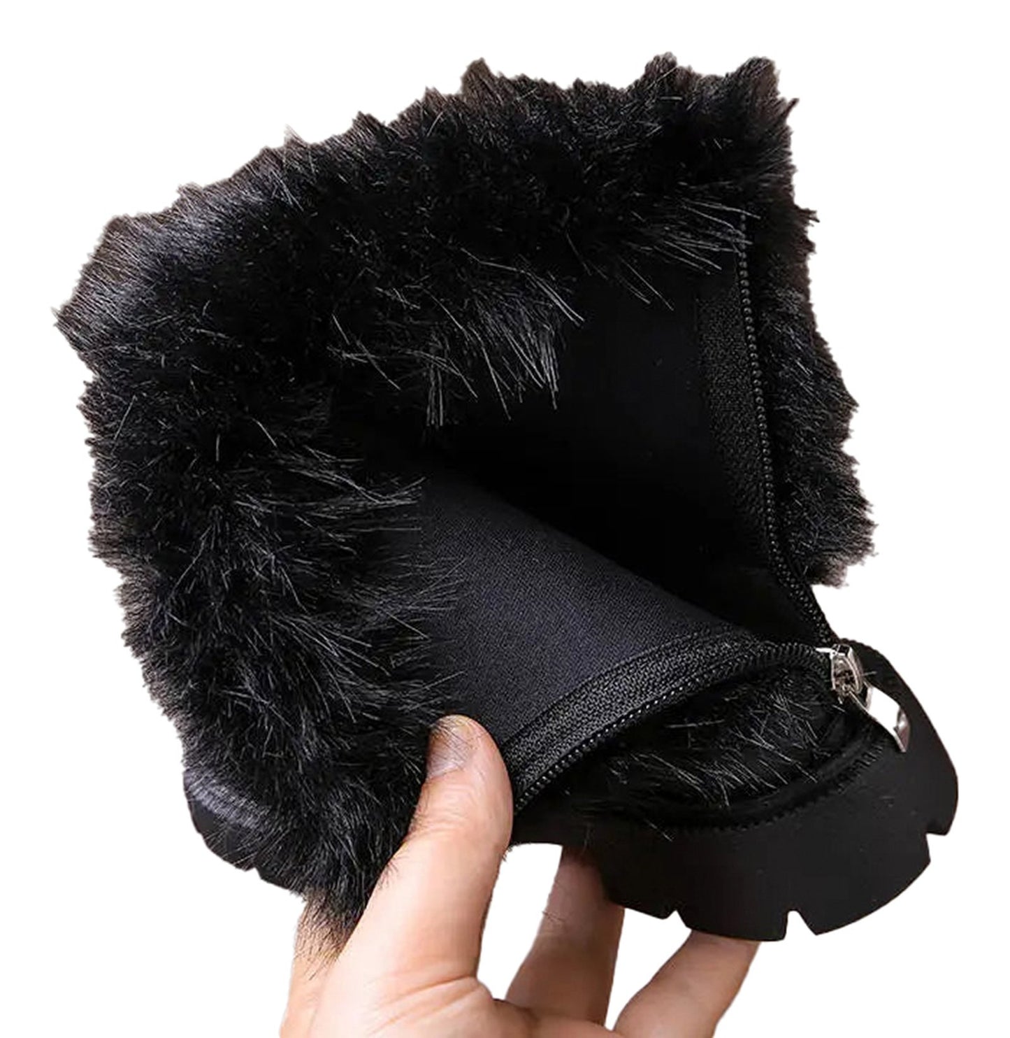Girls Faux Fur Winter Boots Fashion Style