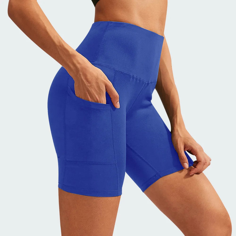High Waist Yoga Shorts For Women