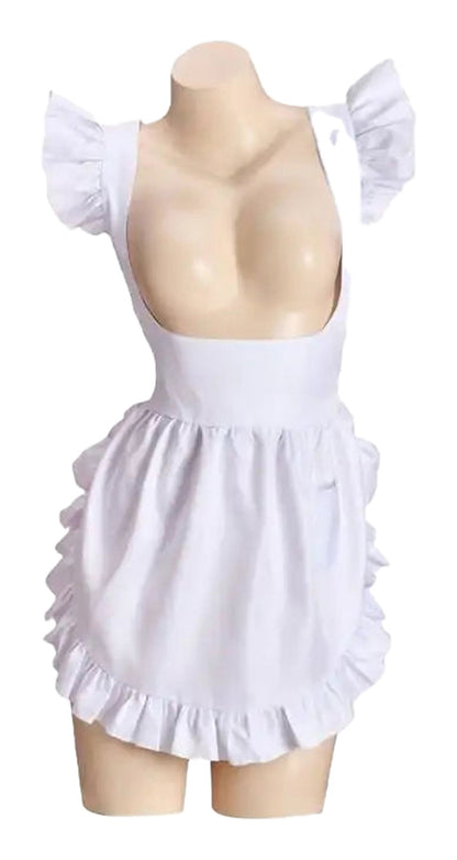 Ruffle Maid Apron Dress For Stylish Looks