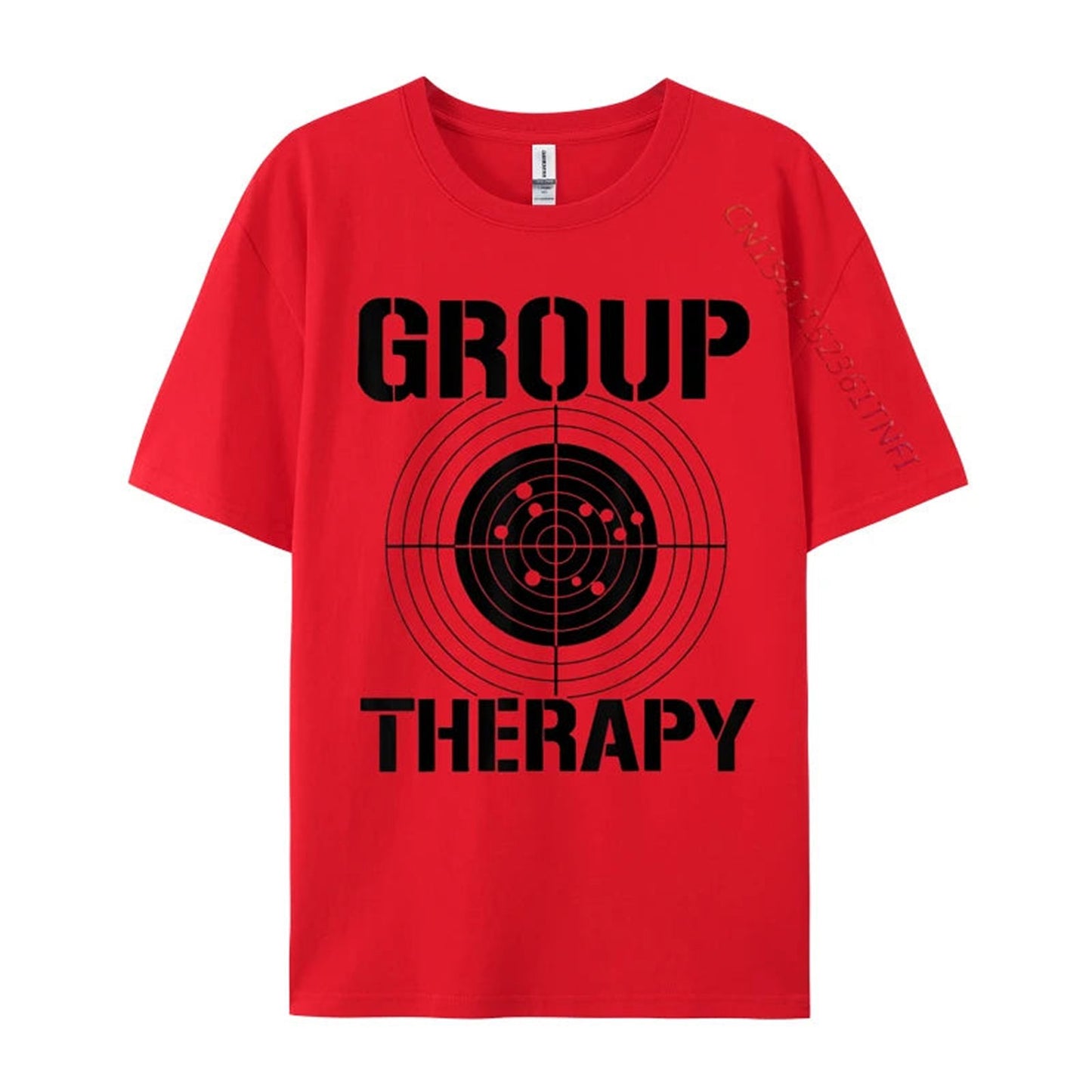 Front View of Retro Group Therapy Men’s Cotton T-Shirt