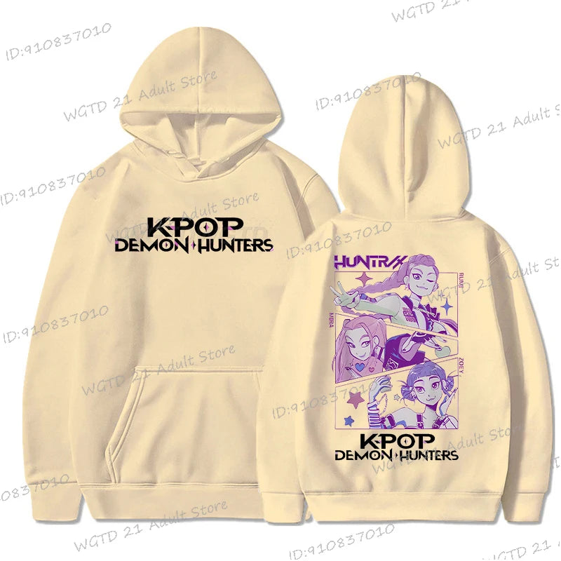 Korean Anime Hoodie For Women KPOP Style