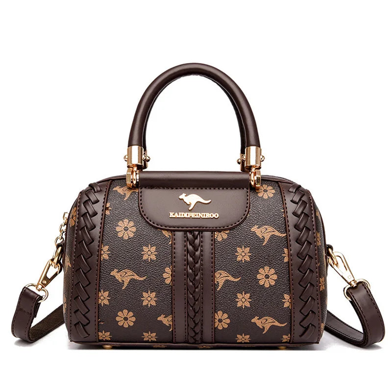 Luxury Woven Shoulder Handbag