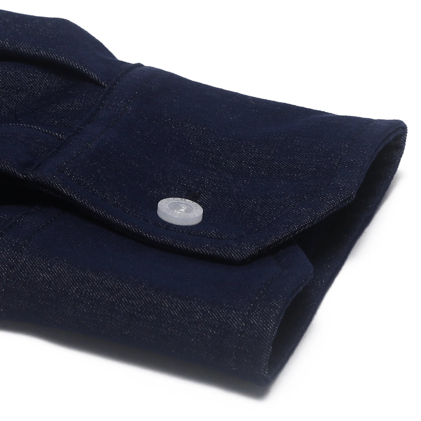 Mens Embroidered Denim Shirt Stylish Fit