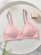 Underwire in Bra with Lace Design