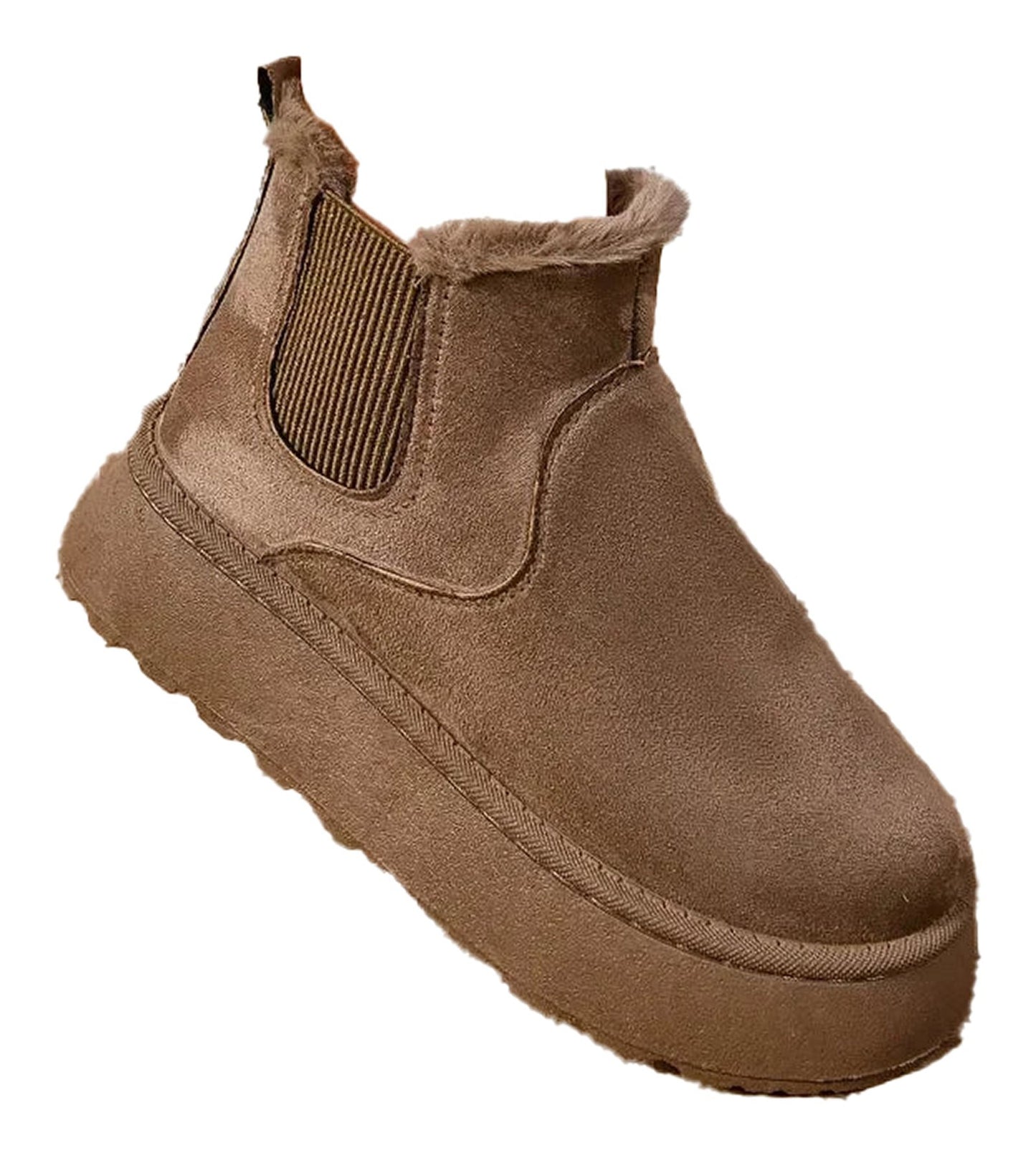 Womens Winter Faux Suede Boots