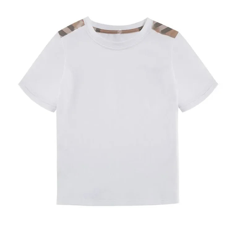 Designer Toddler White T Shirt With Pocket