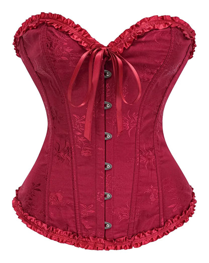 Floral Lace Corset Top For Women