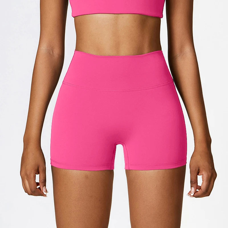 High Waisted Womens Yoga Shorts