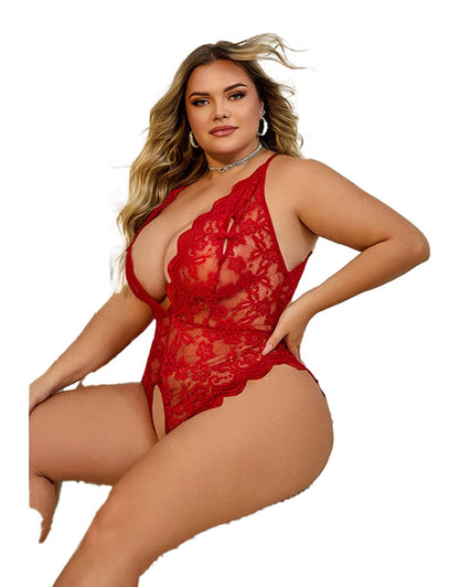 4xl Plus Size Teddy Lingerie For Women