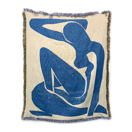 Japan Abstract Throw Blanket Stylish Decor