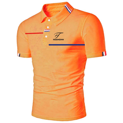 Mens Short Sleeve Polo Shirt Stylish Design