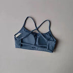 Cross Back Shock Resistant Gym and Yoga Sports Bra